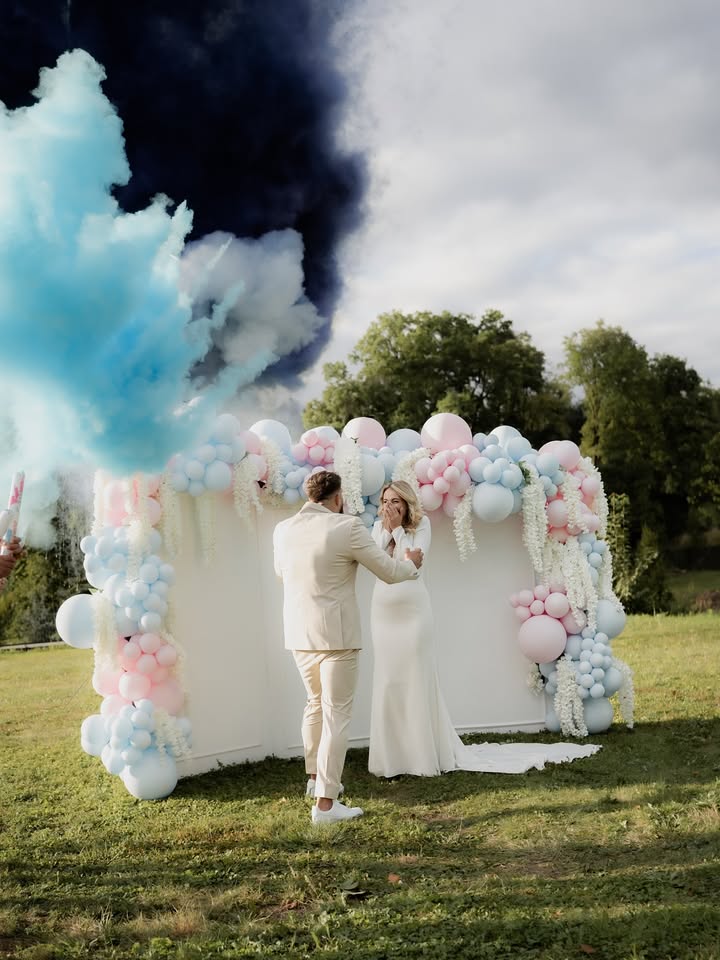 Výzdoba pro Natálii Kočendovou – gender reveal